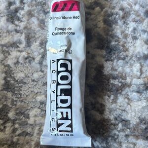 Golden Acrylics Quinacridone Red Paint